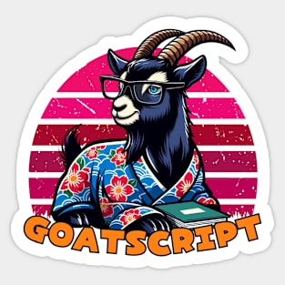 Goat programmer Sticker